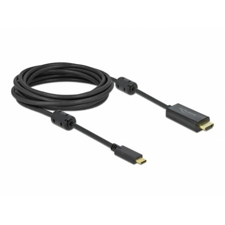 DeLOCK 85972 video cable adapter 5 m USB Type-C HDMI Black