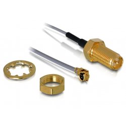 Delock compatible Antennenkabel - 20 cm - Schwarz