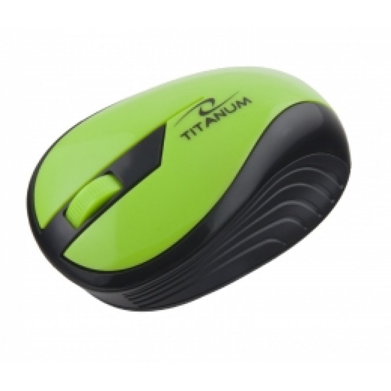 Souris sans fil Esperanza compatible Titanum Raimbow 3D TM114G (Noir/Vert)