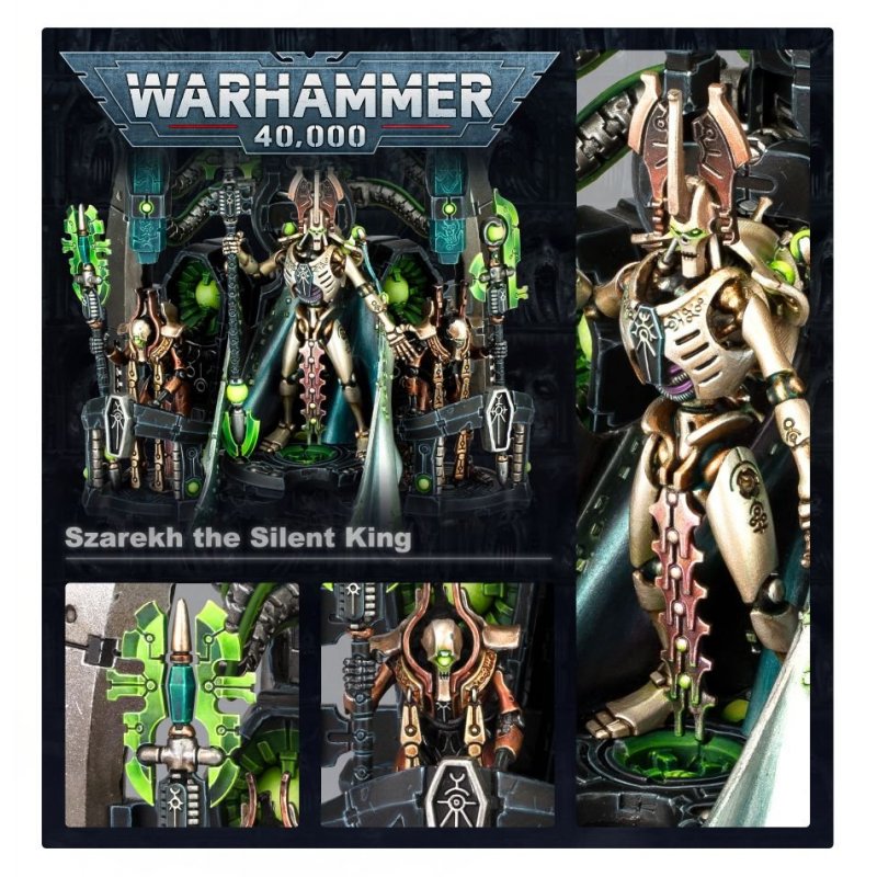 Warhammer 40k - Necron Szarekh Le Roi Silencieux