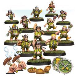 STOCK1 - Games Workshop The Greenfield Grasshuggers - Halfling Blood Bowl Team