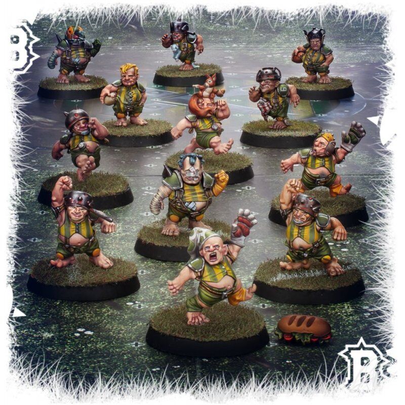 STOCK1 - Games Workshop The Greenfield Grasshuggers - Halfling Blood Bowl Team