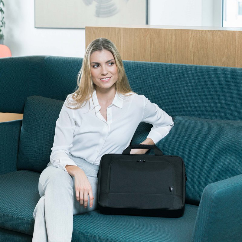 DICOTA Eco Top Traveller BASE notebook case 43.9 cm (17.3") Toploader bag Black