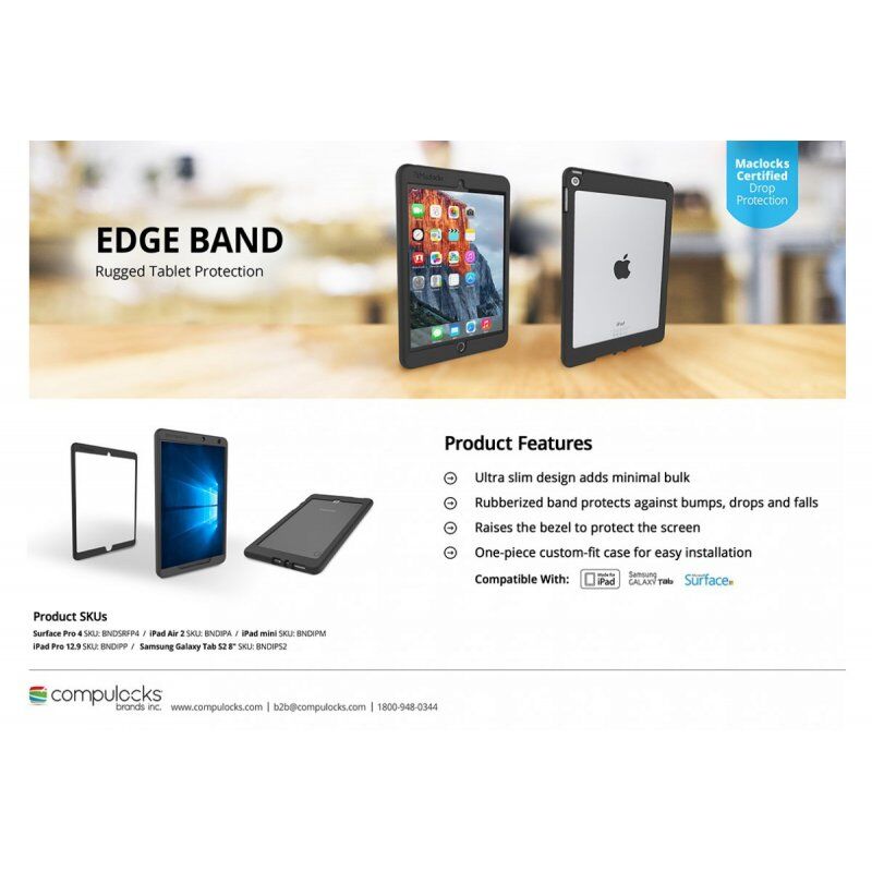 Compulocks Galaxy Tab A 10.1 Rugged Edge Case Protective Cover