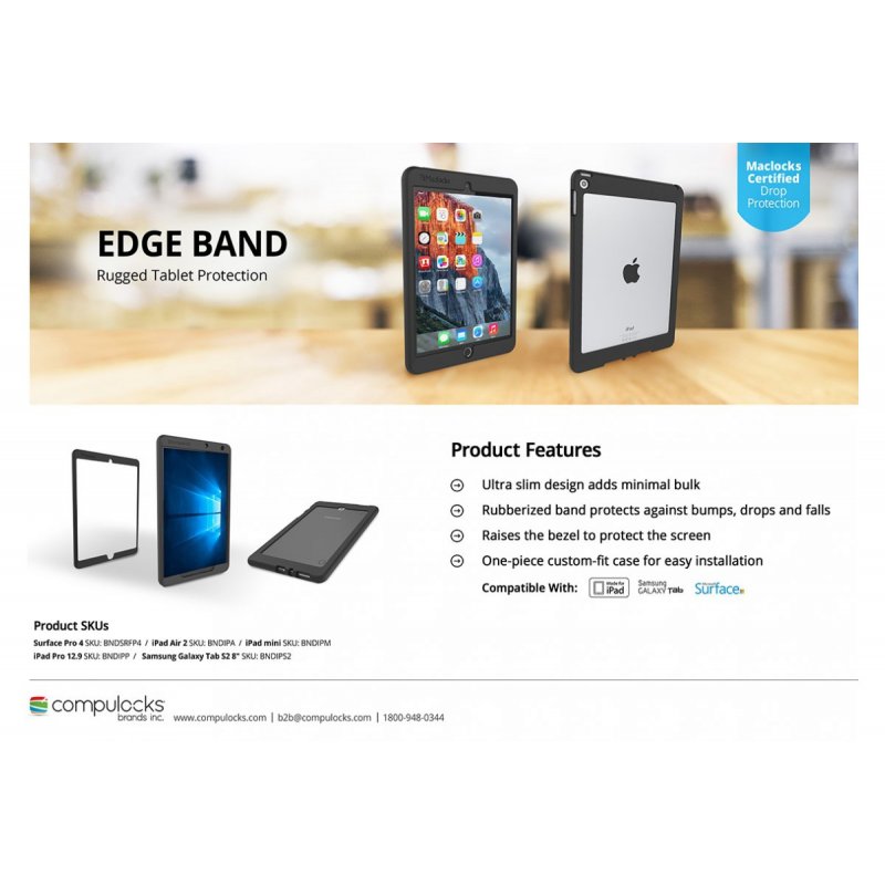 Galaxy Tab A 10.1" Rugged Edge Band