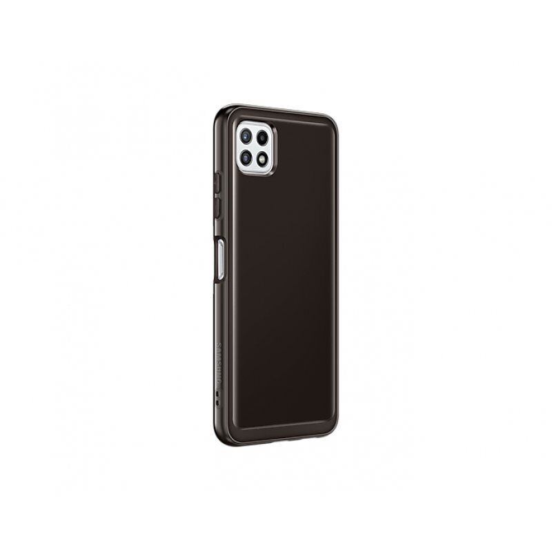 Samsung compatible A22 5G Clear Cover Black