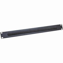 NWSZ Kabeldurchfürung 19" 1HE LogiLink compatible black