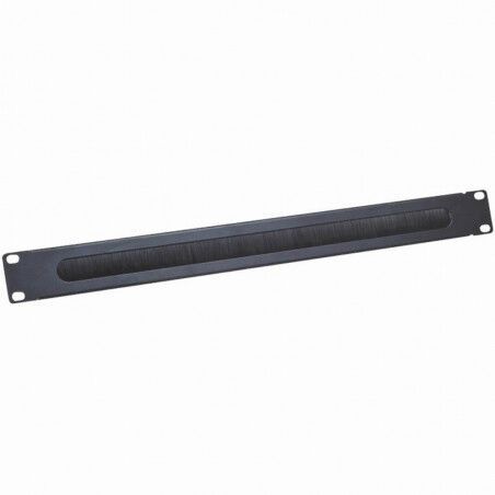 NWSZ Kabeldurchfürung 19" 1HE LogiLink compatible black