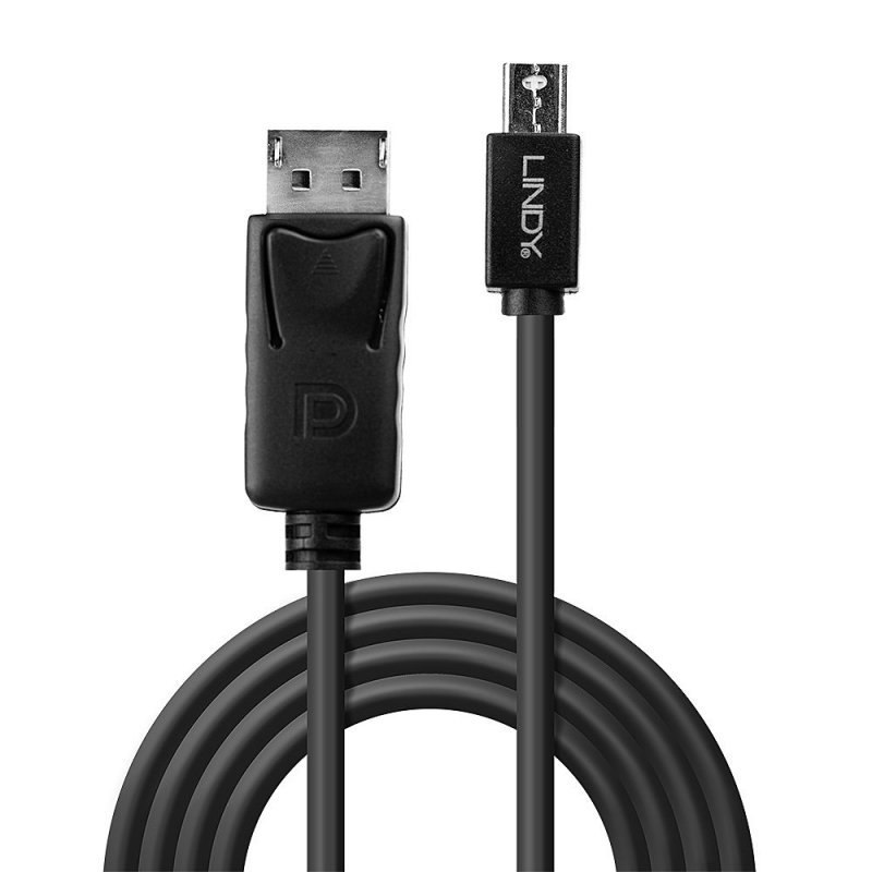 LINDY compatible Mini DP to DP Cable black 5m