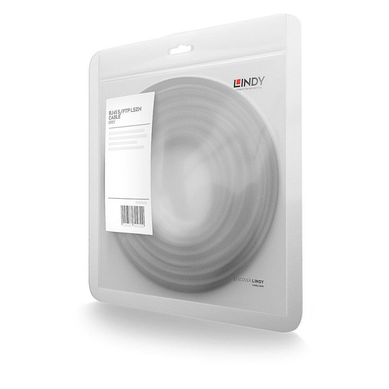 Lindy 47262 câble de réseau Gris 1 m Cat7 SF/UTP (S-FTP)