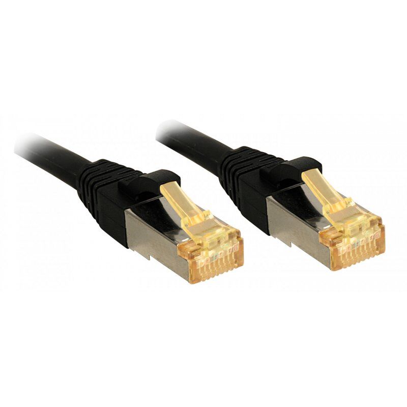 LINDY compatible Patchcable S/FTP LSOH black 0.3m
