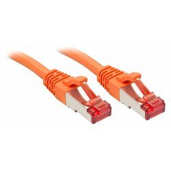 Lindy Rj45/Rj45 Cat6 0.3m câble de réseau Orange 0,3 m S/FTP (S-STP)