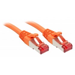 Lindy RJ-45 Cat.6 S/FTP 1m networking cable Orange Cat6 S/FTP (S-STP)