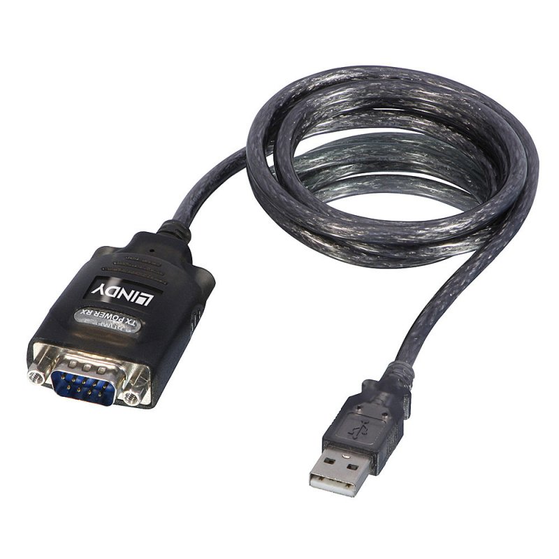 Lindy USB RS232 Converter w/ COM Port Retention
