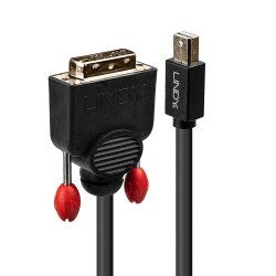 Lindy 41953 câble vidéo et adaptateur 3 m Mini DisplayPort DVI-D Noir