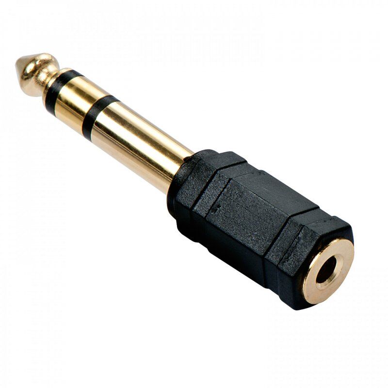 LINDY compatible Adapter Stereo 3.5mm f 6.3mm m