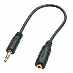 LINDY compatible Audio Adapter Cbl 3.5mm M/2.5mm F