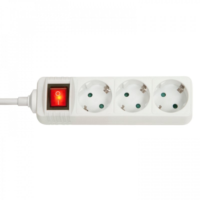 Lindy 73101 power extension 3 AC outlet(s) Indoor White
