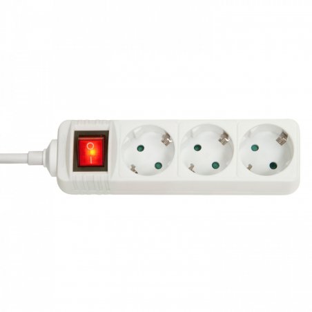 Lindy 73101 power extension 3 AC outlet(s) Indoor White