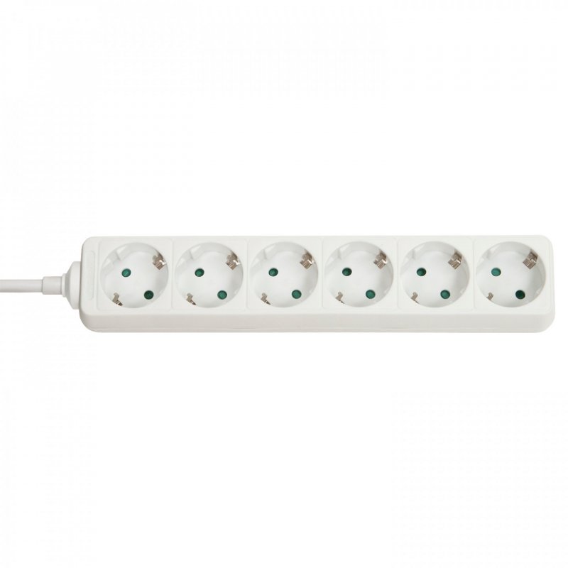 LINDY compatible Mains 6 way gang socket