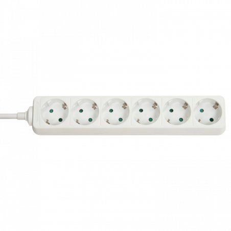 Lindy 73102 power extension 6 AC outlet(s) Indoor White