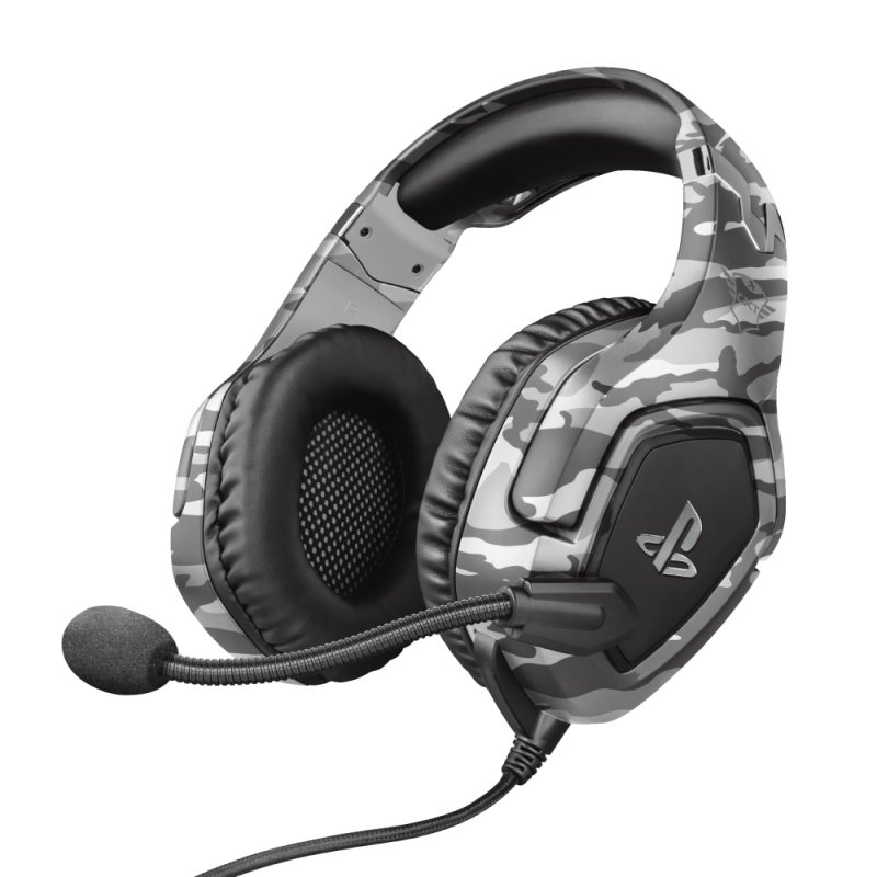 Trust GXT 488 Forze PS4 Casque Avec fil Arceau Jouer Noir, Gris