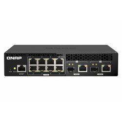 QNAP QSW-M2108R-2C commutateur réseau Géré L2 2.5G Ethernet (100/1000/2500) Connexion Ethernet, supportant l'alimenta