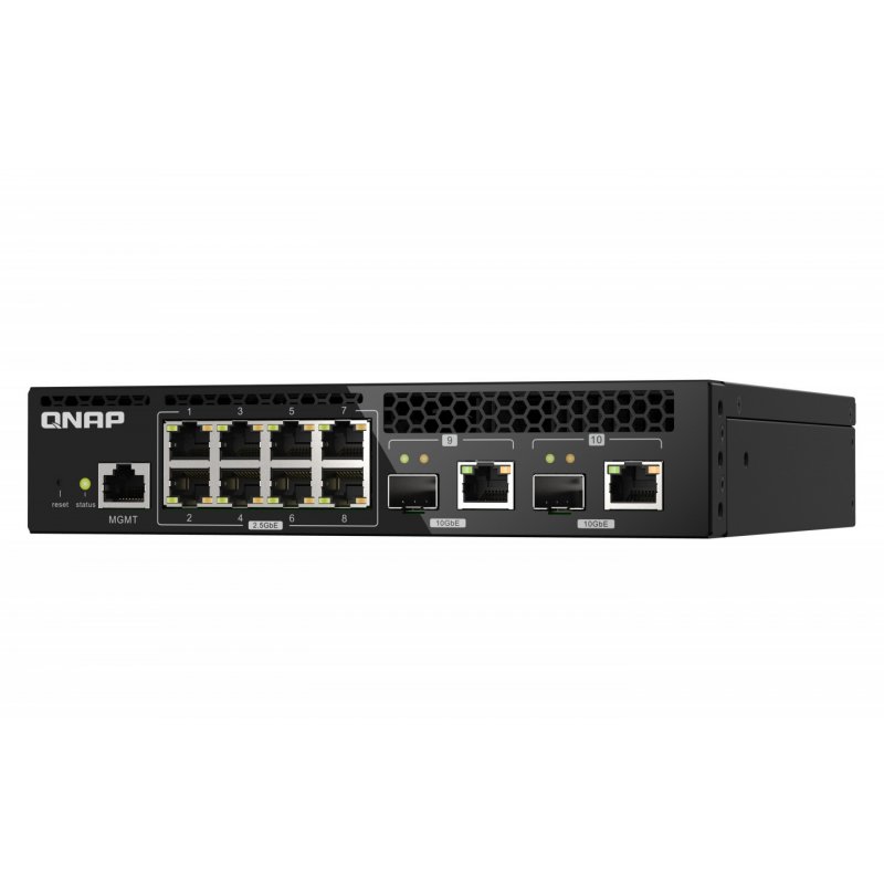 QNAP compatible QSW-M2108R-2C - Switch - 10 Anschlüsse - managed - an Rack montierbar