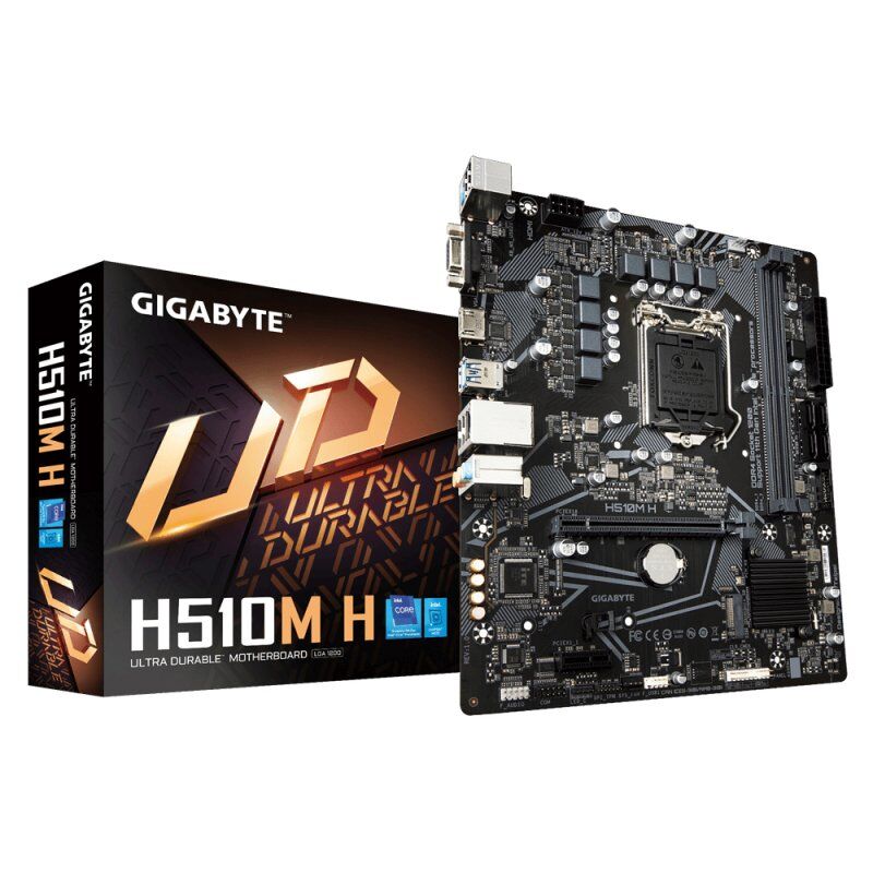 Gigabyte H510M H motherboard Intel H510 Express LGA 1200 micro ATX