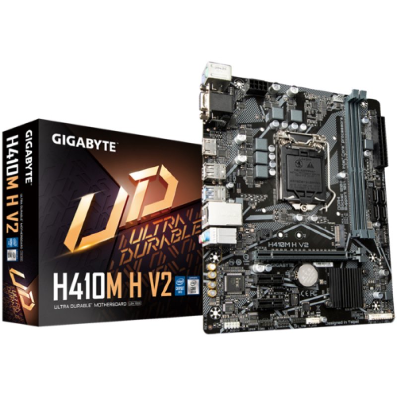 Gigabyte H410M H V2 carte mère Intel H410 LGA 1200 micro ATX