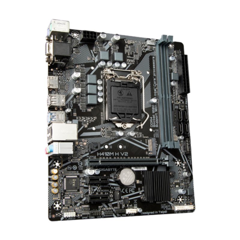 Gigabyte H410M H V2 motherboard Intel H410 LGA 1200 micro ATX