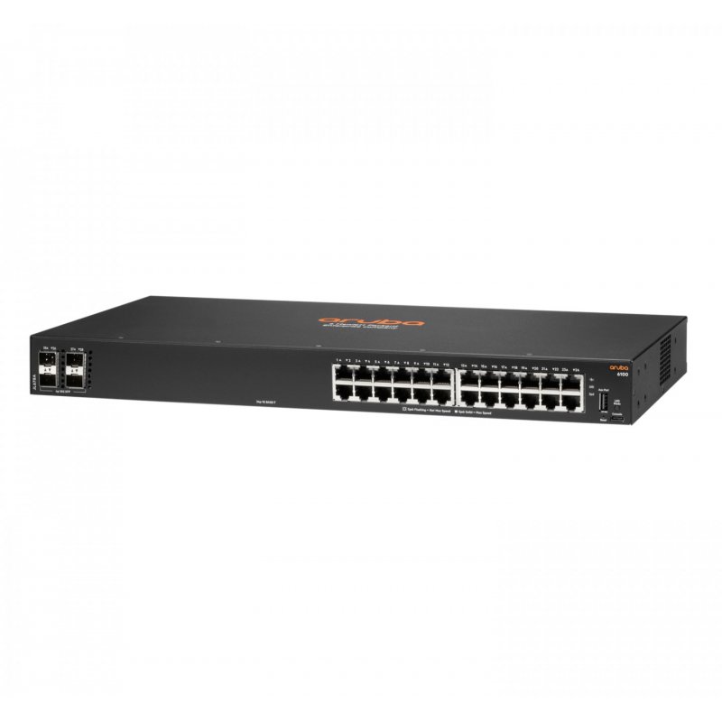 HPE Aruba 6100 24G 4SFP+Swch