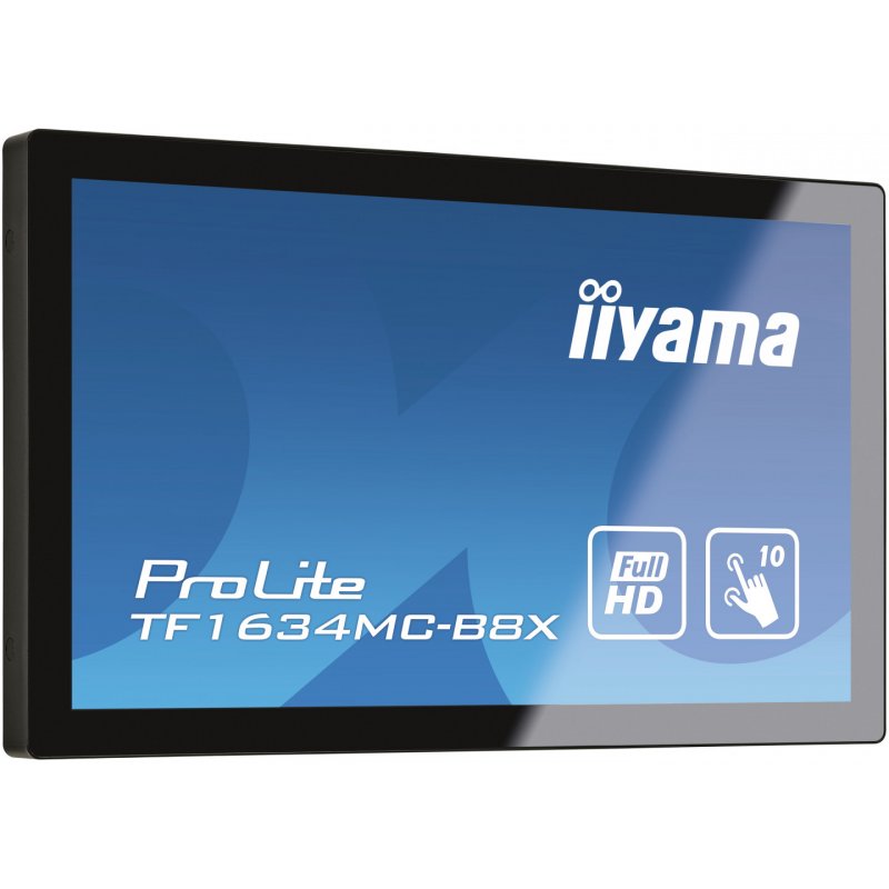 iiyama ProLite TF1634MC-B8X écran plat de PC 39,6 cm (15.6") 1920 x 1080 pixels Full HD LED Écran tactile Multi-utilis
