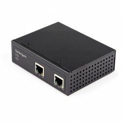 StarTech.com Répéteur PoE Gigabit Industriel 1 Port - 60W 802.3bt PoE /PoE+/ PoE++ - 100m - Amplificateur Réseau Powe