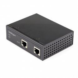 StarTech.com Injecteur PoE Gigabit Industriel - Haute Vitesse/Haute Puissance 90W - 802.3bt PoE++ 48V-56V CC DIN Rail - 