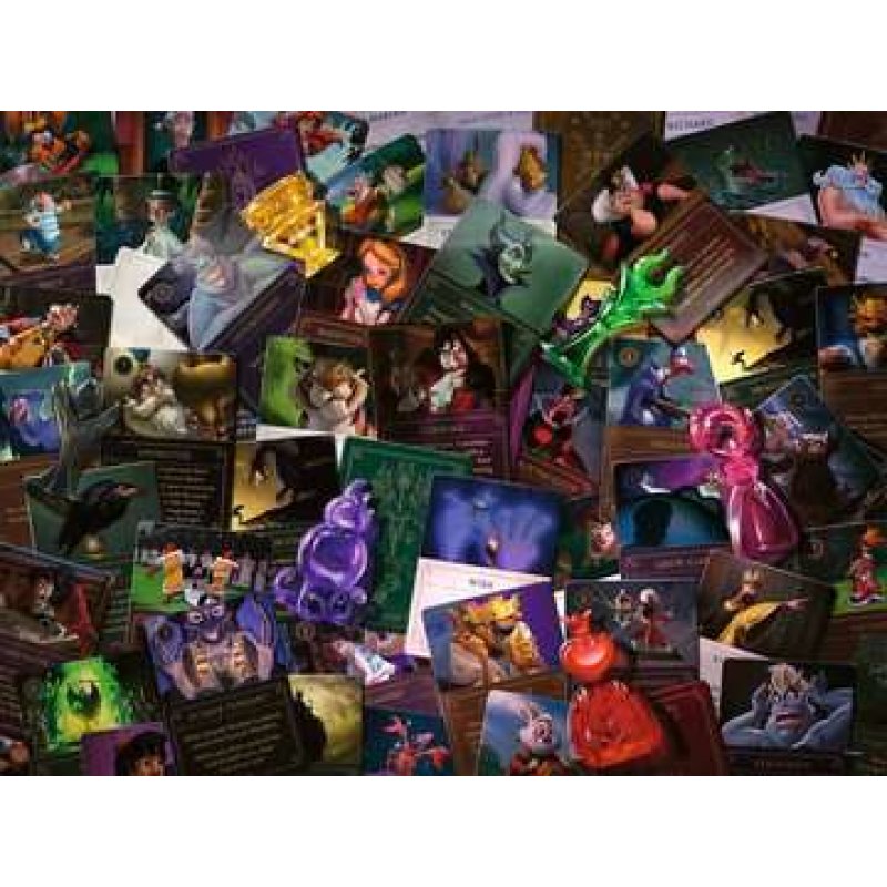 Ravensburger Puzzle 2000 p - Les Méchants Disney (Collection Disney Villainous)