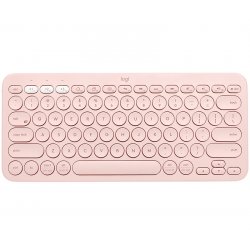 Logitech K380 Multi-Device clavier Bluetooth QWERTZ Allemand Rose