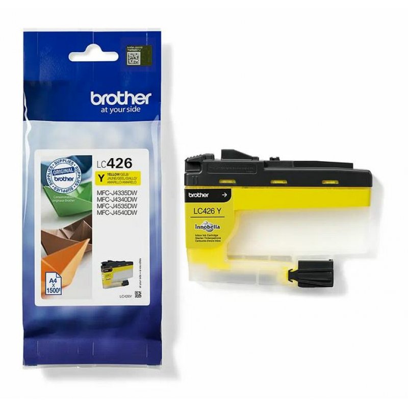 LC426Y HIGH YIELD YELLOW INK CARTRIDGE - SINGLE PACK. PRINTS
