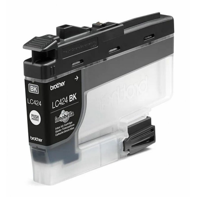 LC424BK BLACK INK CARTRIDGE - SINGLE PACK. PRINTS ABOUT 750 PA