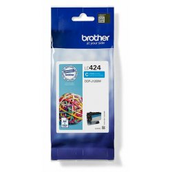 LC424C CYAN INK CARTRIDGE - SINGLE PACK. PRINTS ABOUT 750 PA