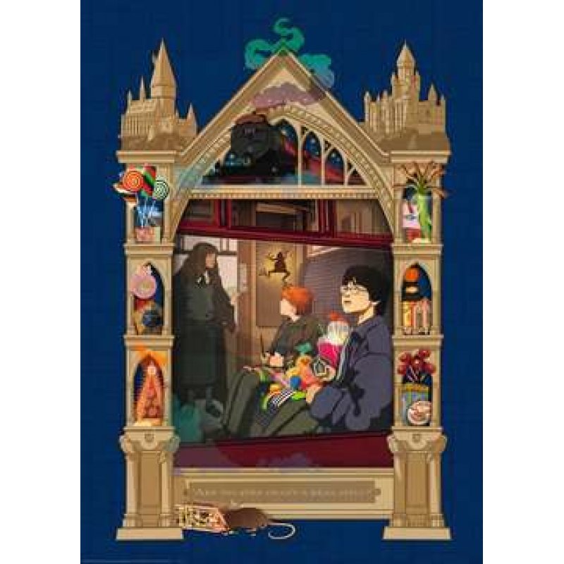 Ravensburger Puzzle 1000 p - Harry Potter en route vers Poudlard