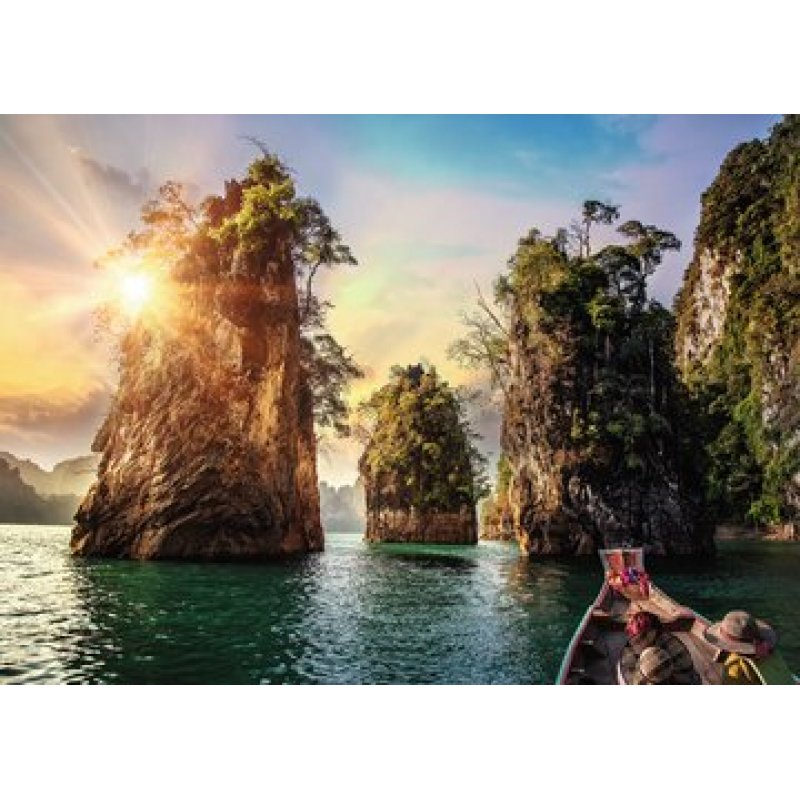 Ravensburger Puzzle 1000 P - Lac De Cheow Lan, Thaïlande