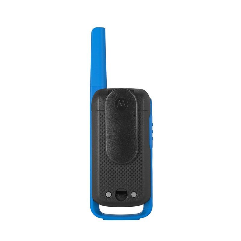 Lot de 2 Talkie Walkie Motorola compatible T62 (Noir/Bleu)