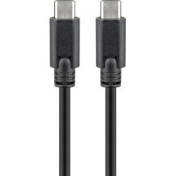 Wentronic 66509 USB cable 3 m USB 3.2 Gen 1 (3.1 Gen 1) USB C Black