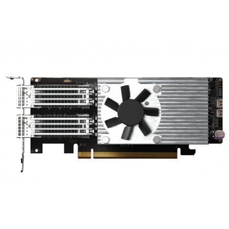 QNAP QXG-100G2SF-E810 carte réseau Interne Fibre 100000 Mbit/s