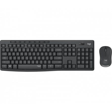 Logitech MK295 Silent Wireless Combo clavier Souris incluse RF sans fil Slovaque Graphite