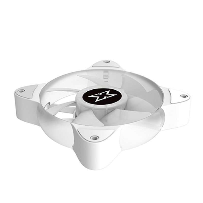 Lot de 3 Ventilateurs de boitier Xigmatek compatible Galaxy III Essential RGB (Blanc)