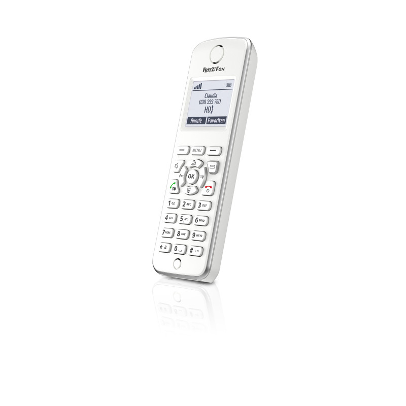 FRITZ!Fon M2, DE DECT telephone Caller ID White