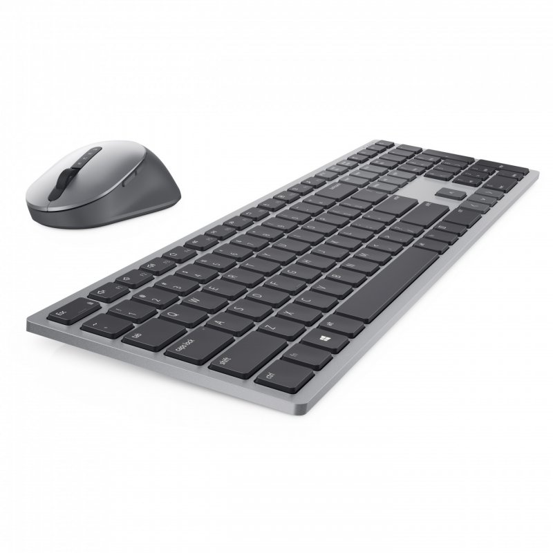 DELL KM7321W keyboard Mouse included RF Wireless + Bluetooth QWERTZ German Grey, Titanium