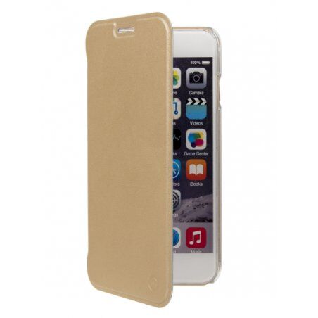 Muvit MULIFEFOLBLIPH7-GLD coque de protection pour téléphones portables 11,9 cm (4.7") Folio Or